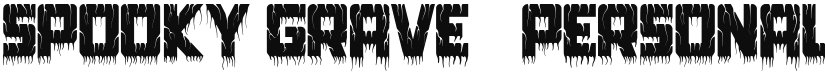 Spooky Grave - Personal use font download
