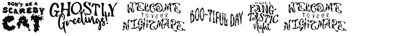 Boo Words font download