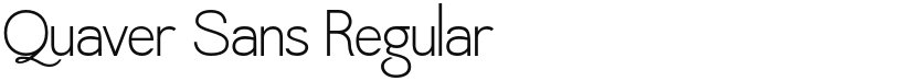 Quaver Sans font download
