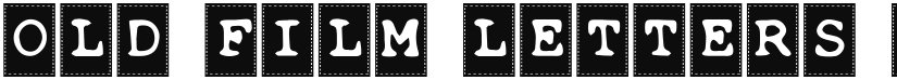 Old Film Letters font download