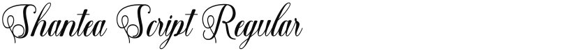 Shantea Script font download