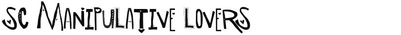 SC Manipulative Lovers font download