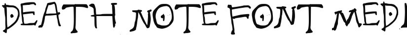 Death Note Font font download