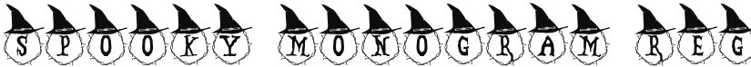 Spooky Monogram font download