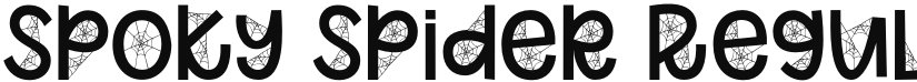 Spoky Spider font download