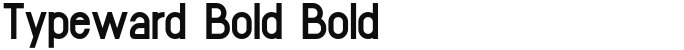 Typeward Bold Bold