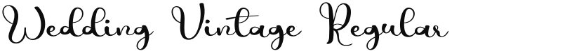 Wedding Vintage font download