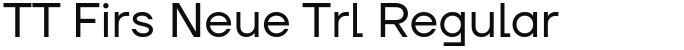 TT Firs Neue Trl Regular