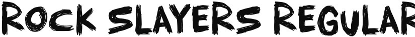 Rock Slayers font download