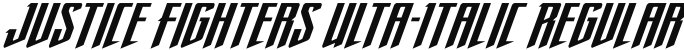 Justice Fighters Ulta-Italic Regular