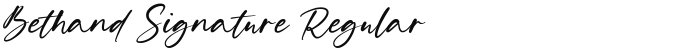 Bethand Signature Regular