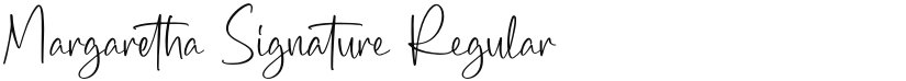 Margaretha Signature font download