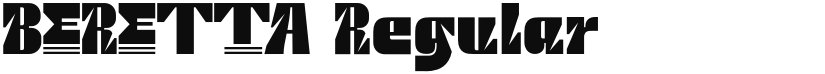 BERETTA font download