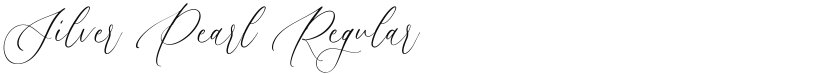 Silver Pearl font download