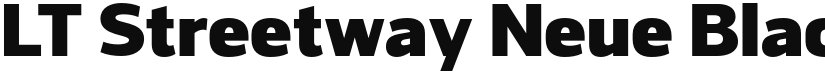 LT Streetway Neue font download