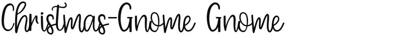 Christmas-Gnome font download