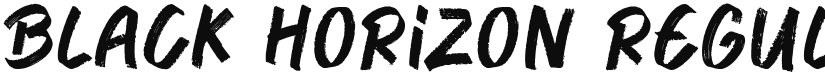 BLACK HORIZON font download