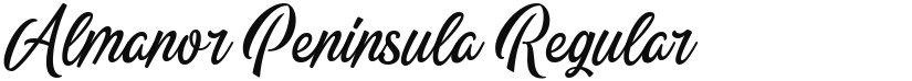Almanor Peninsula font download