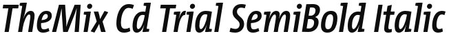 TheMix Cd Trial SemiBold Italic