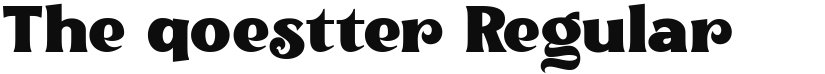 The qoestter font download