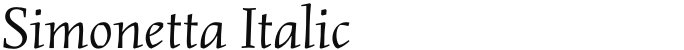 Simonetta Italic