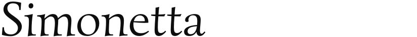 Simonetta font download