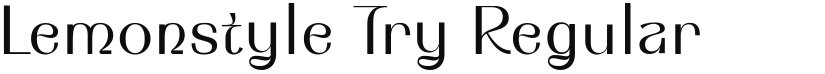 Lemonstyle Try font download