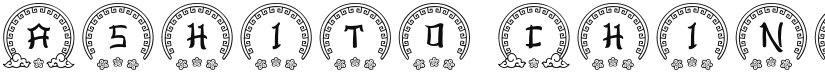 Ashito Chinese Monogram font download