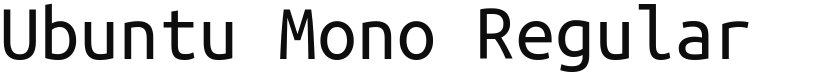 Ubuntu Mono font download