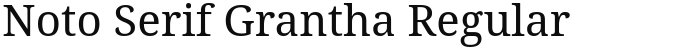 Noto Serif Grantha Regular