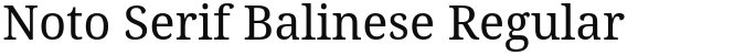 Noto Serif Balinese Regular