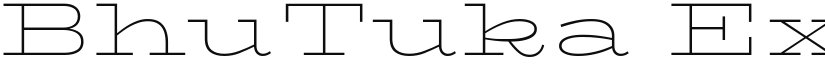 BhuTuka Expanded One font download