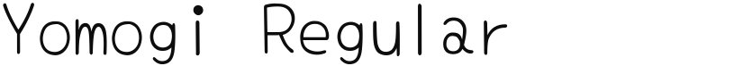 Yomogi font download