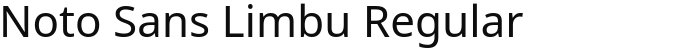 Noto Sans Limbu Regular
