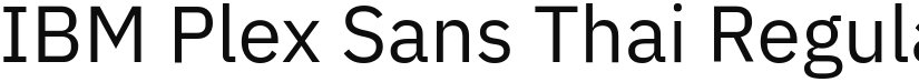 IBM Plex Sans Thai font download