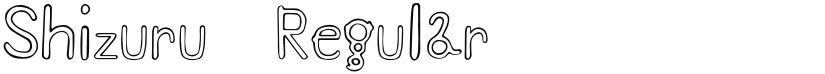 Shizuru font download