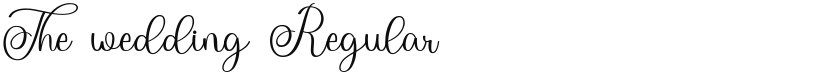 The wedding font download