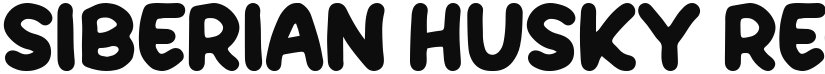 Siberian Husky font download