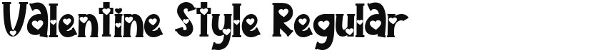 Valentine Style font download