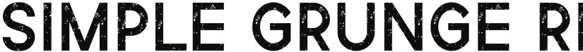 Simple Grunge font download