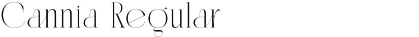 Cannia font download