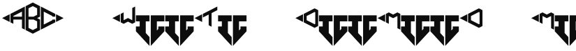 ABC-Width-Diamond-Monogram font download