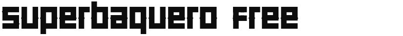SUPERBAQUERO font download