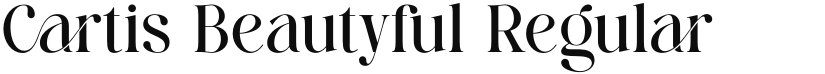Cartis Beautyful font download