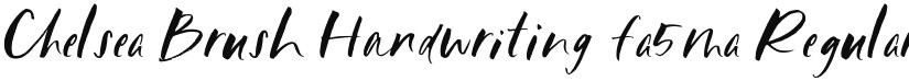 Chelsea Brush Handwriting_fa5ma font download
