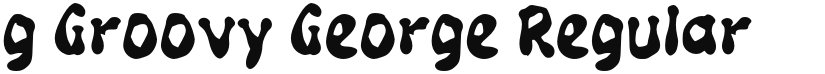 g Groovy George font download