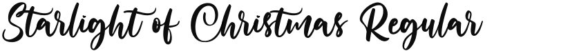 Starlight of Christmas font download