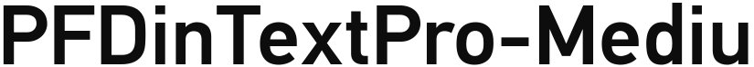 PF DinText Pro Medium font download
