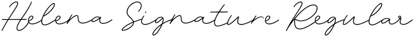 Helena Signature font download