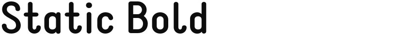 Static Bold font download